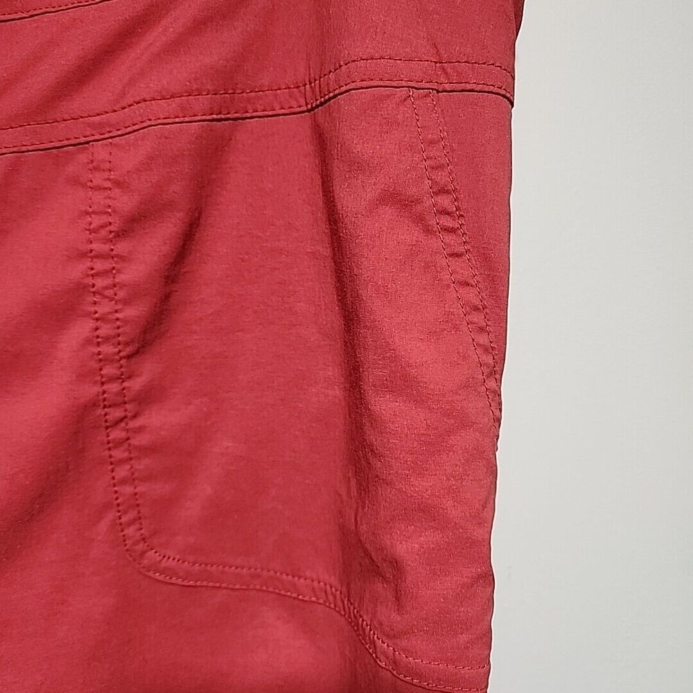 Prana Cropped Drawstring Pants in Brick Red - Picture 6 of 14